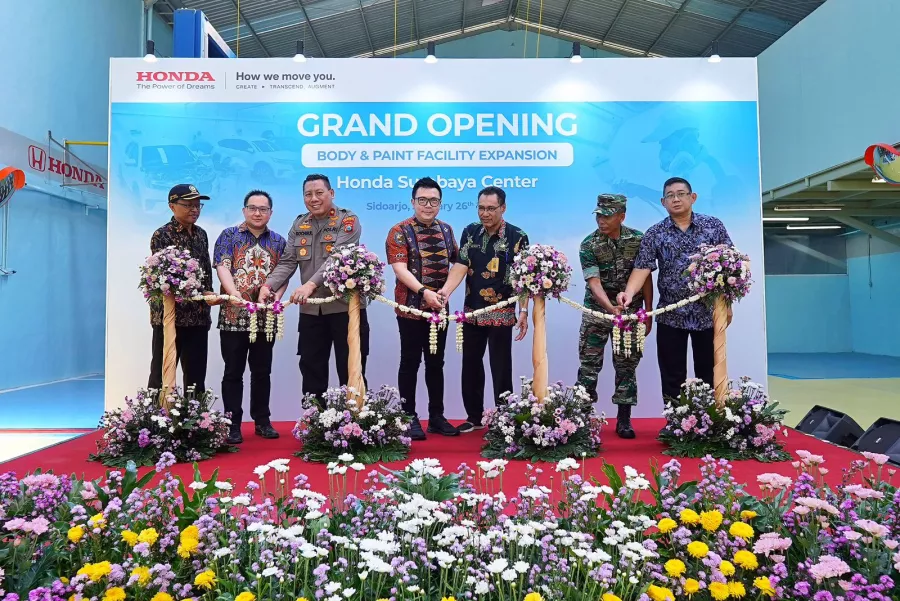 Honda Resmikan Layanan Bodi & Cat Honda Surabaya Center, Tawarkan Layanan Terbesar dan Terlengkap di Jawa Timur